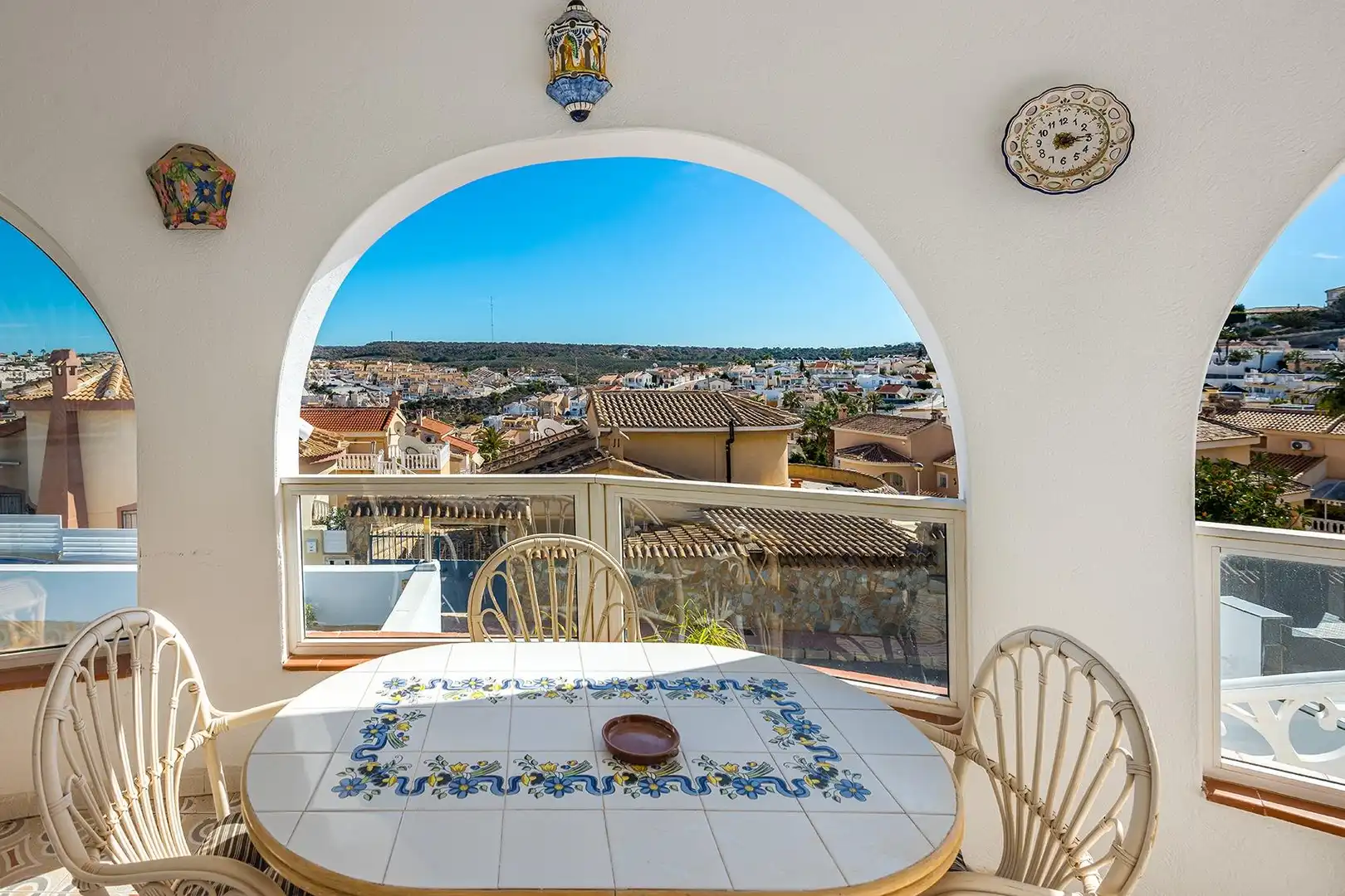 Balcony of Houses for sale in Rojales  with Air Conditioner, Heating and Private garden