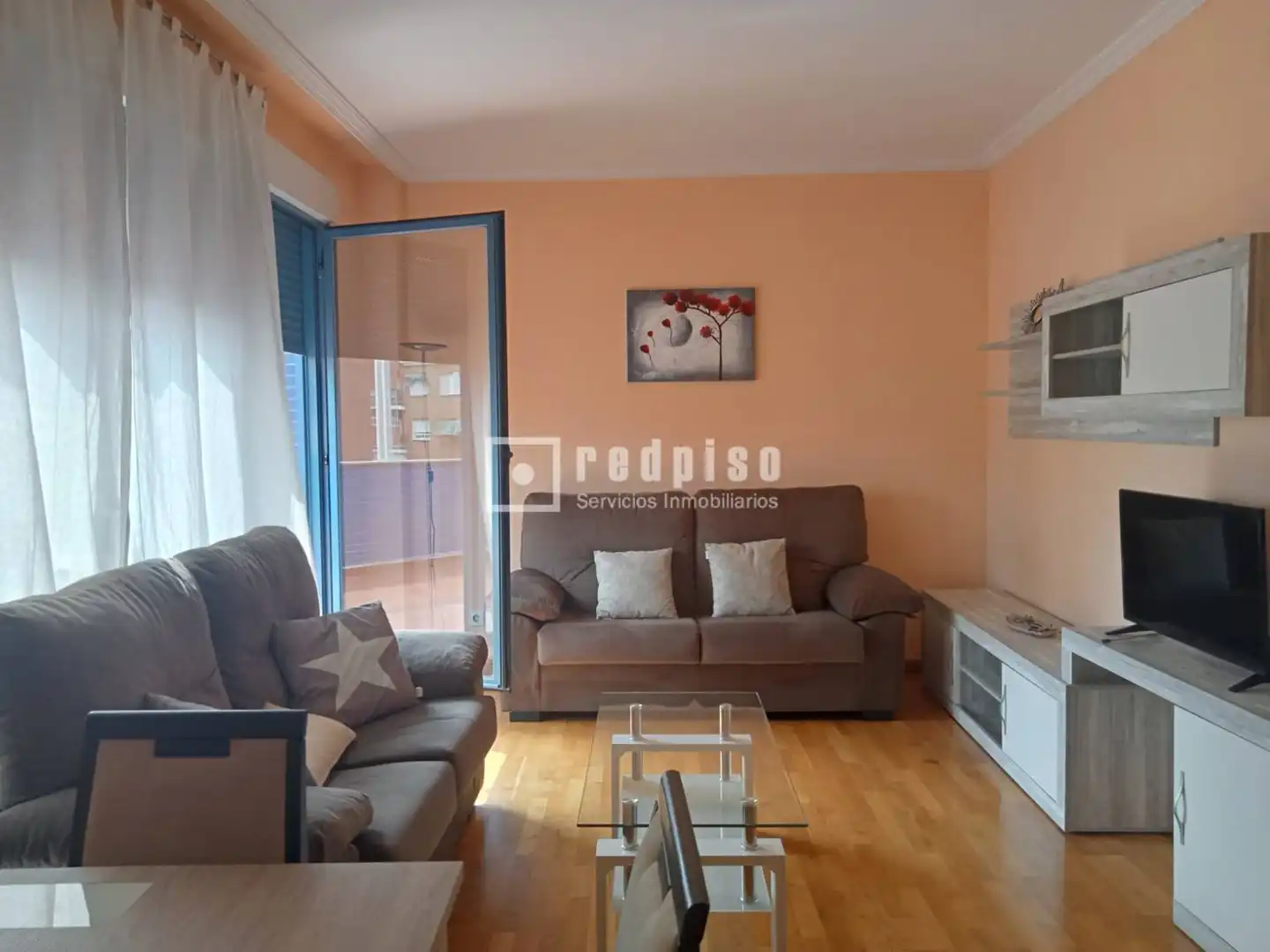 Living room of Flat for rent in Talavera de la Reina  with Air Conditioner, Heating and Parquet flooring
