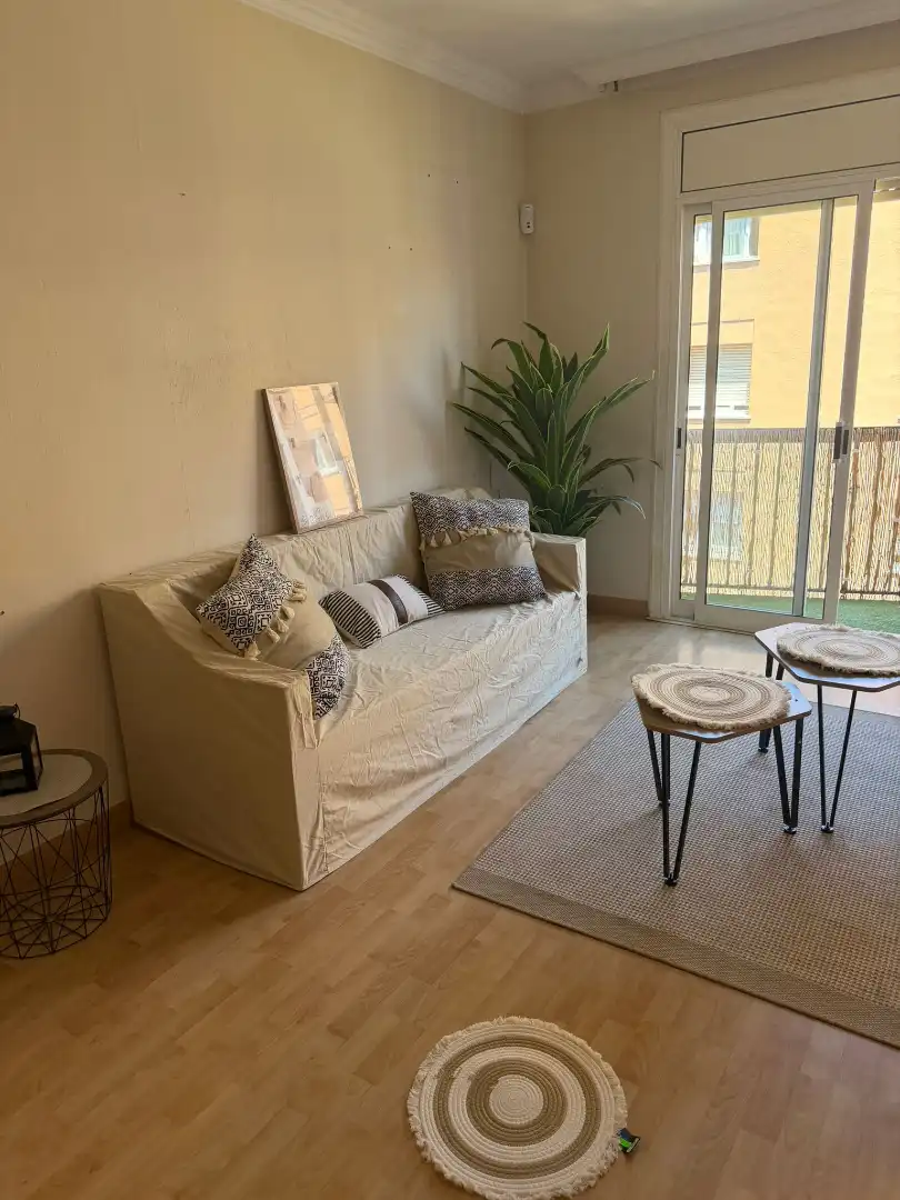 Wohnzimmer von Wohnung zum Verkauf in Rubí mit Heizung, Ofen und Balkon