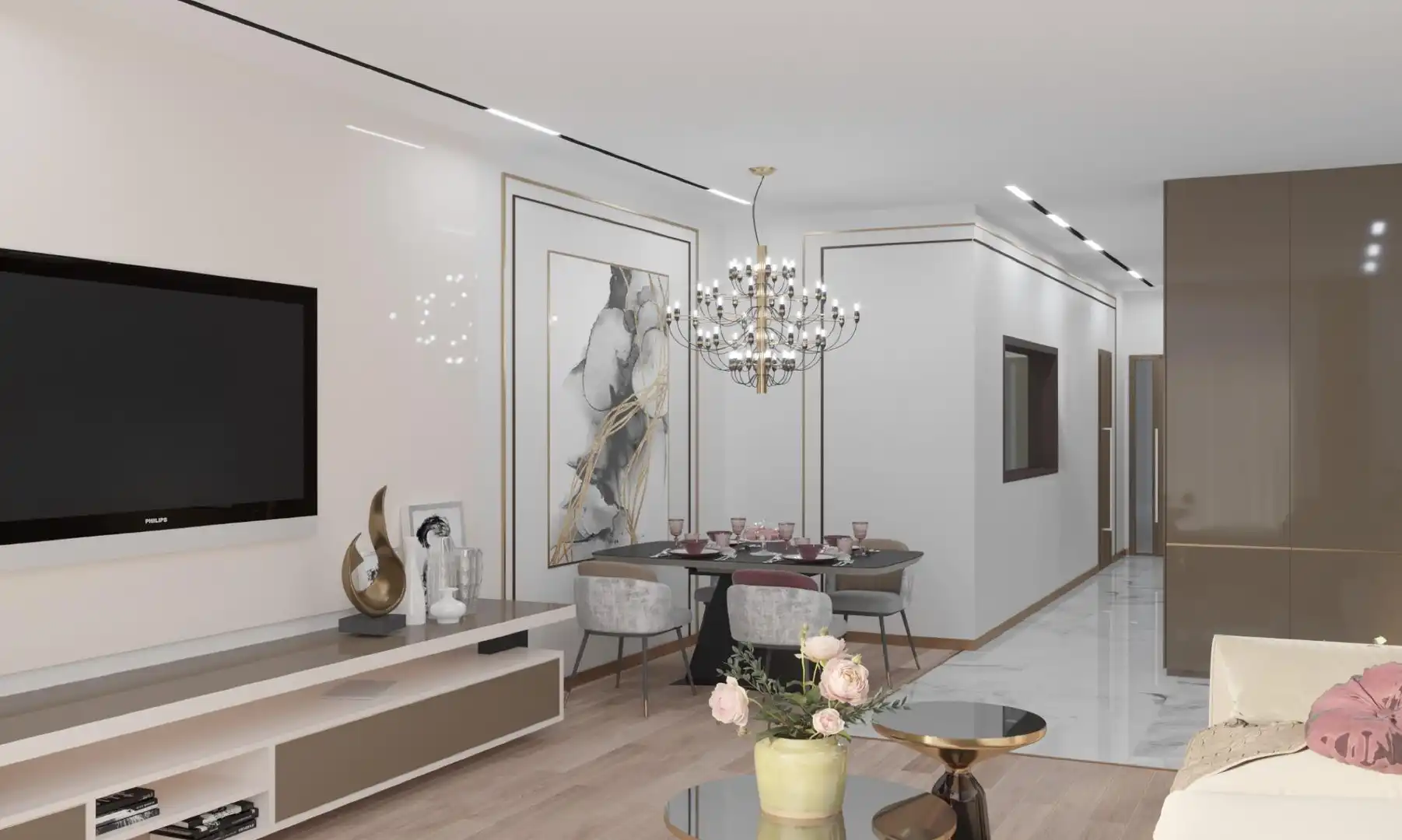 Sala de estar de Apartamento en venta en Arona con Trastero, Amueblado y Balcón