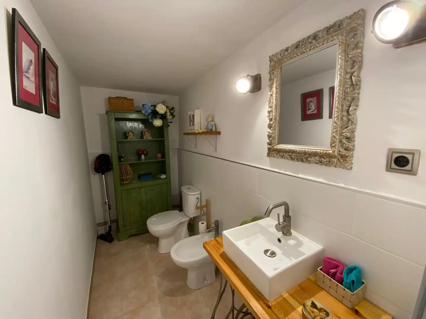 Baño de Casa adosada en venta en Els Omells de na Gaia con Calefacción, Amueblado y Horno