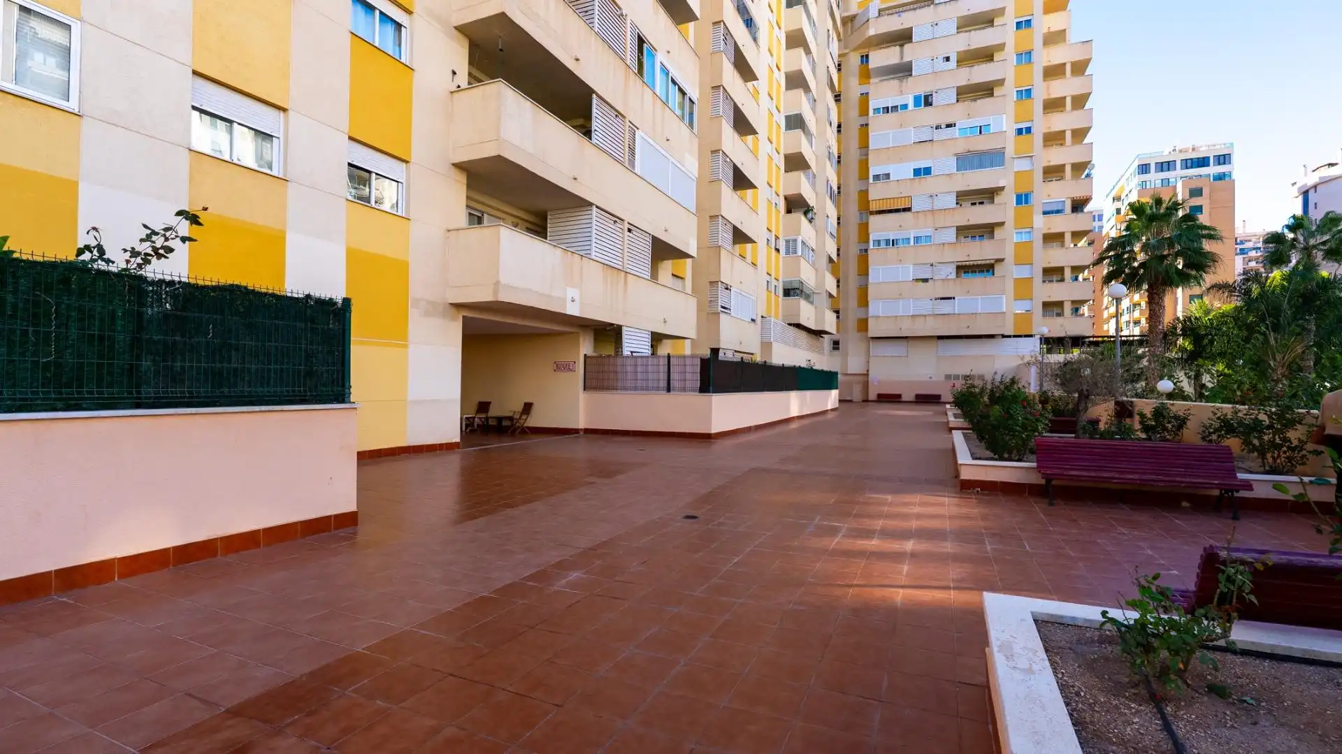 Terrace of Attic for rent in Villajoyosa / La Vila Joiosa  with Air Conditioner, Heating and Private garden