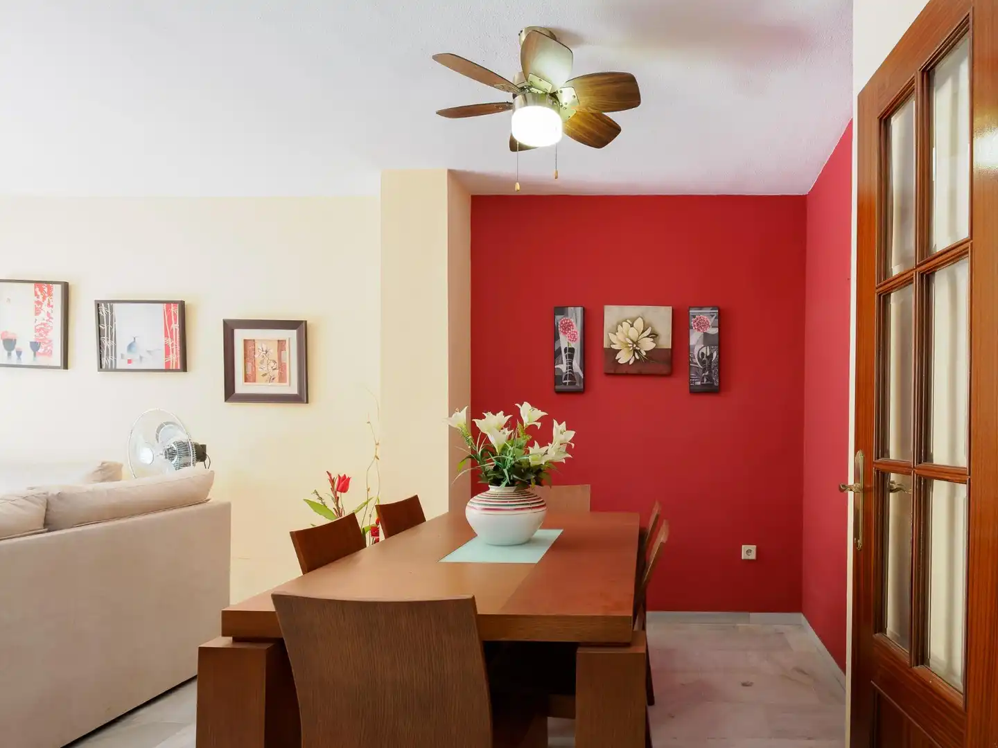 Comedor de Piso en venta en Málaga con Jardín privado, Terraza y Trastero