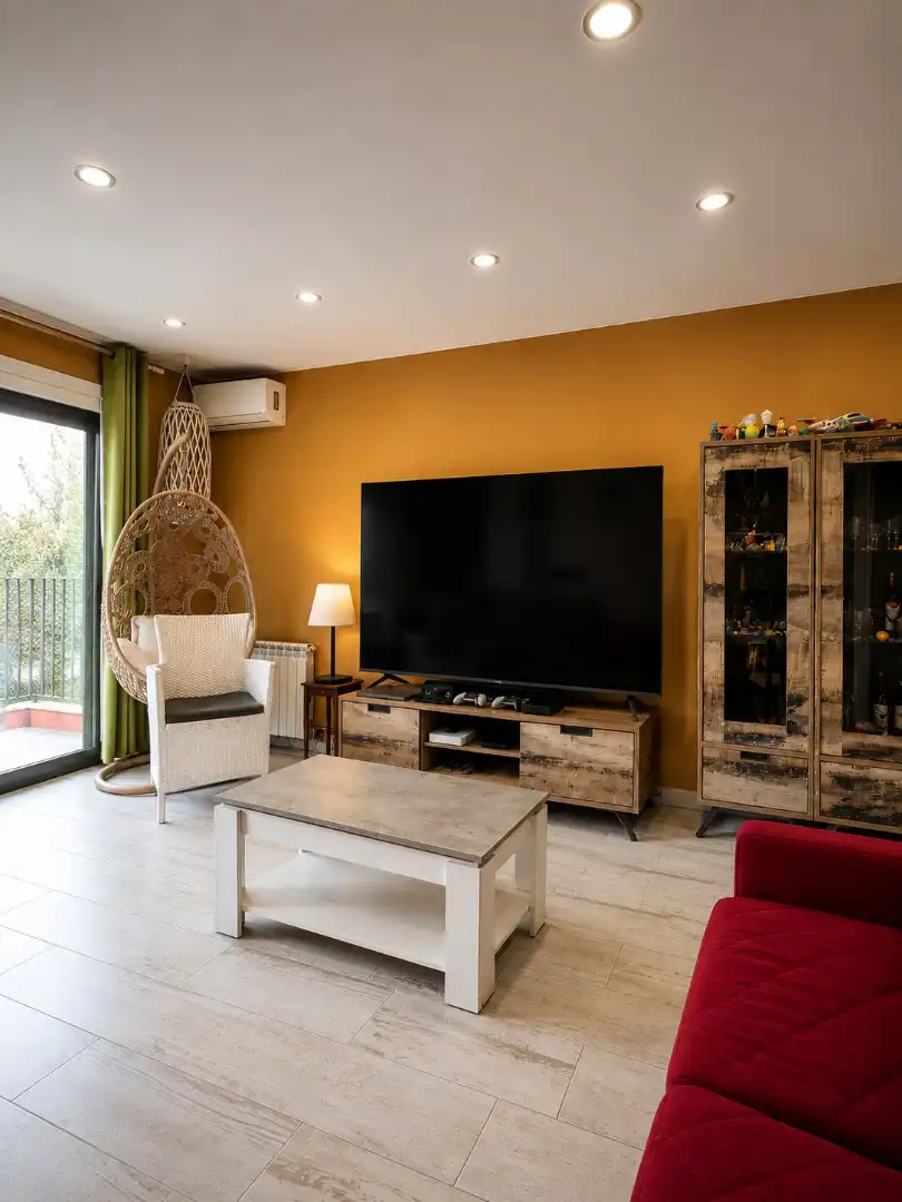 Living room of Flat for sale in El Prat de Llobregat  with Air Conditioner, Heating and Terrace