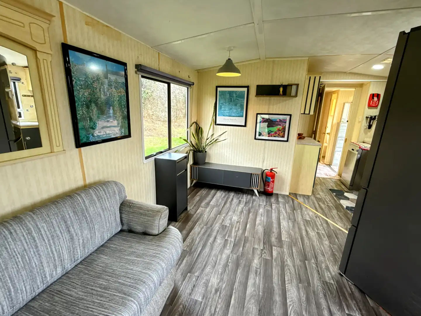Sala de estar de Finca rústica en venta en Ponteceso con Calefacción y Amueblado