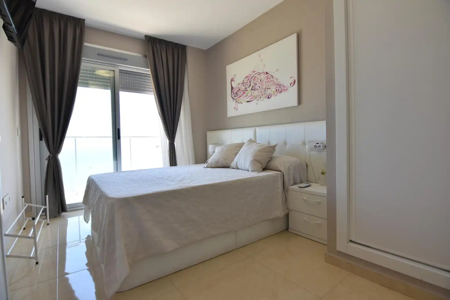 Bedroom of Flat for sale in Oropesa del Mar / Orpesa  with Air Conditioner, Heating and Private garden