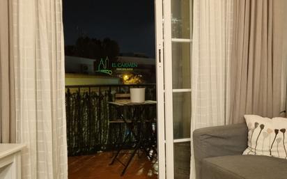 Balcony of Flat for sale in  Sevilla Capital  with Air Conditioner, Terrace and Furnished