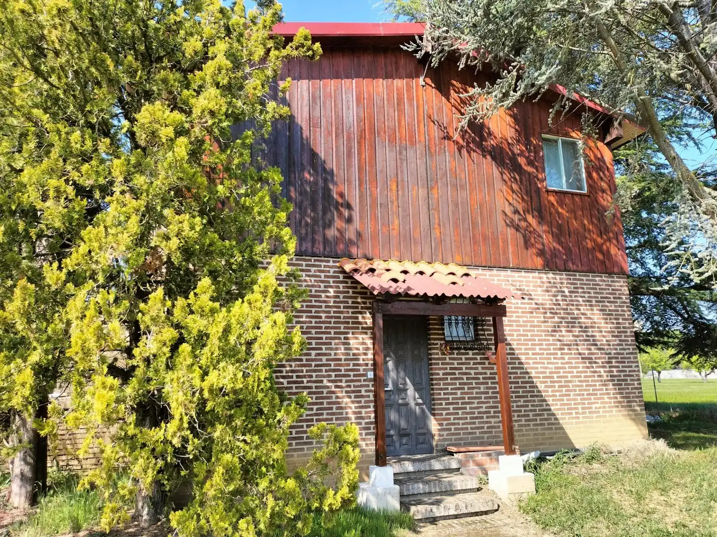 Vista exterior de Finca rústica en venta en Palencia con Calefacción, Jardín privado y Parquet