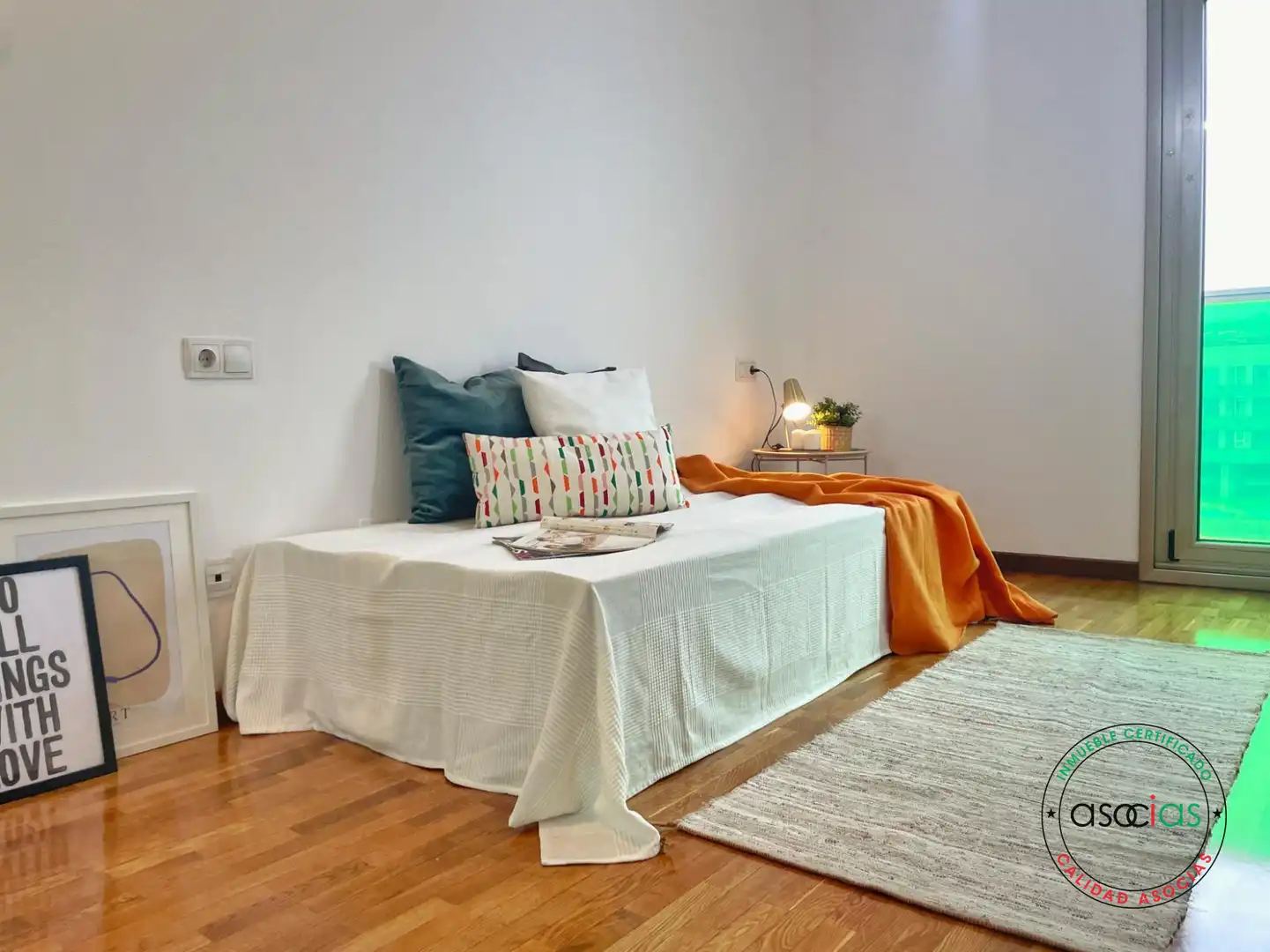 Bedroom of Flat for sale in Gijón   with Heating, Parquet flooring and Storage room