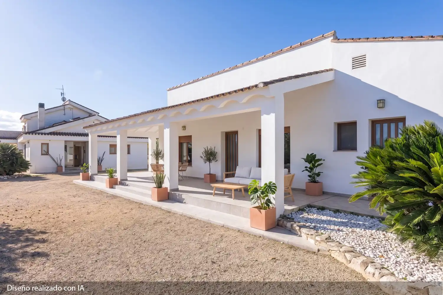 Vista exterior de Casa o xalet en venda en Ontinyent amb Aire condicionat, Calefacció i Jardí privat