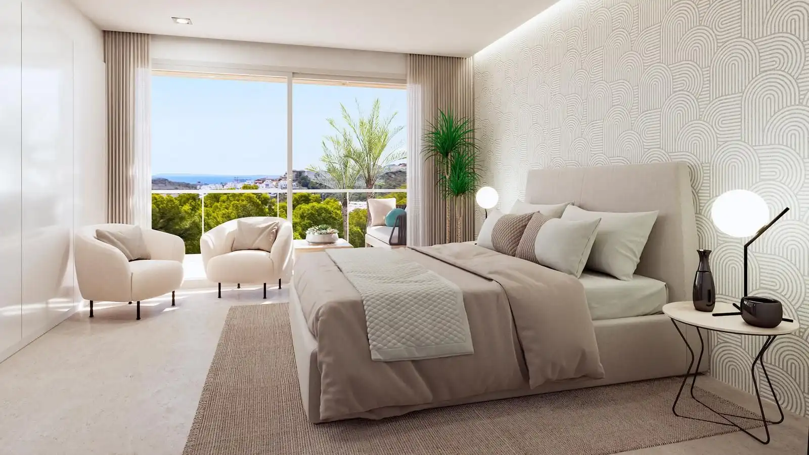 Bedroom of Apartments for sale in Finestrat  with Community pool