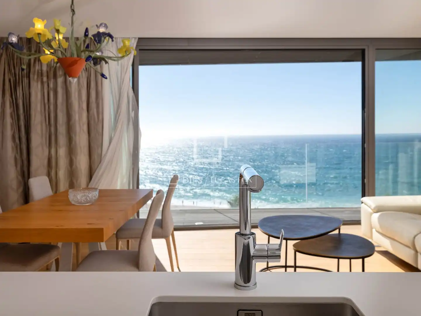Esszimmer von Wohnung zum Verkauf in Lloret de Mar mit Klimaanlage, Terrasse und Schwimmbad