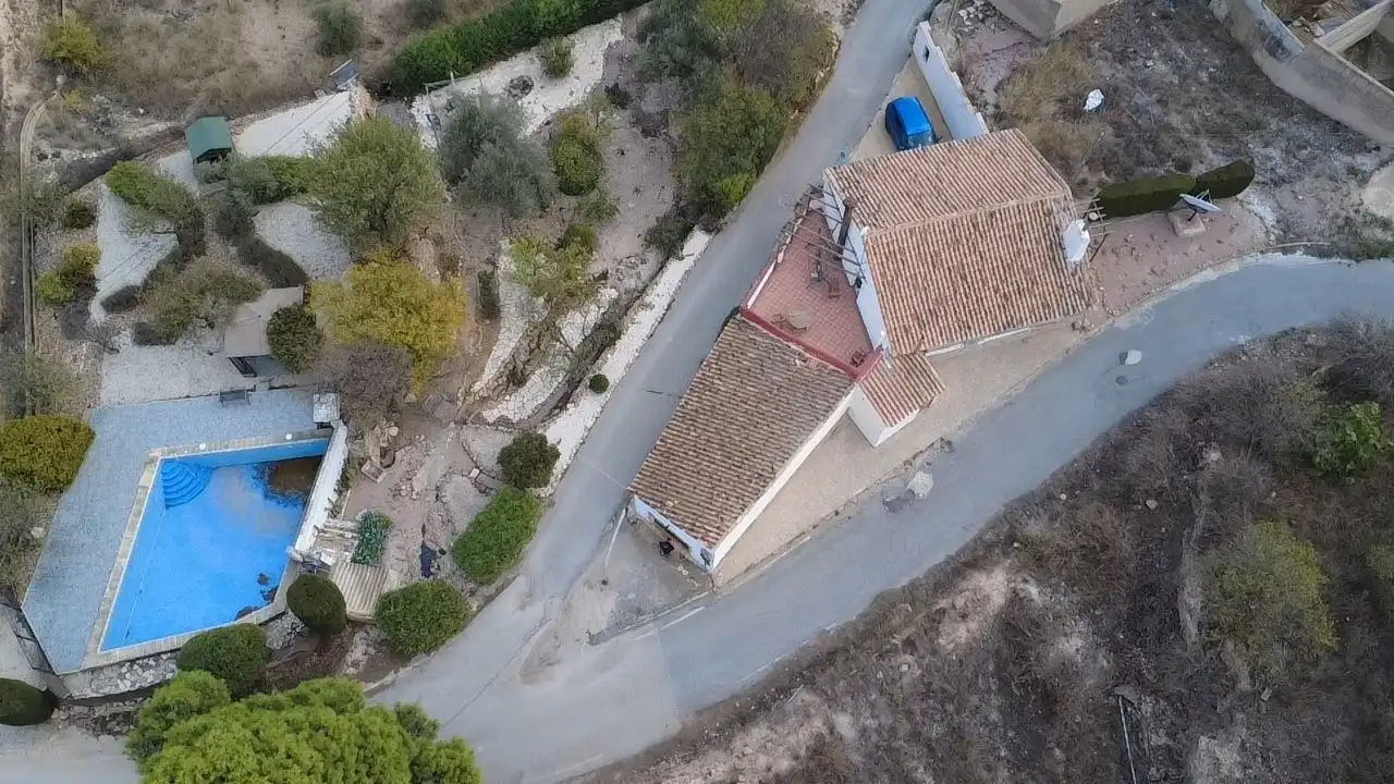 Vista exterior de Finca rústica en venta en Yecla con Terraza y Amueblado