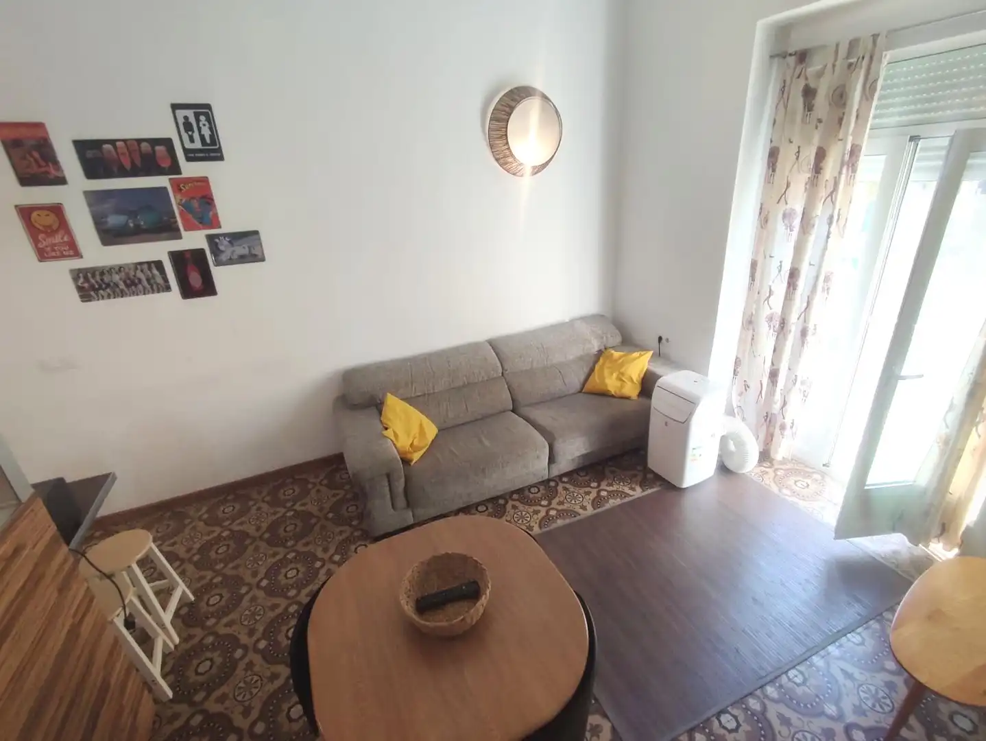 Sala d'estar de Apartament de lloguer en Cartagena amb Aire condicionat, Moblat i Forn
