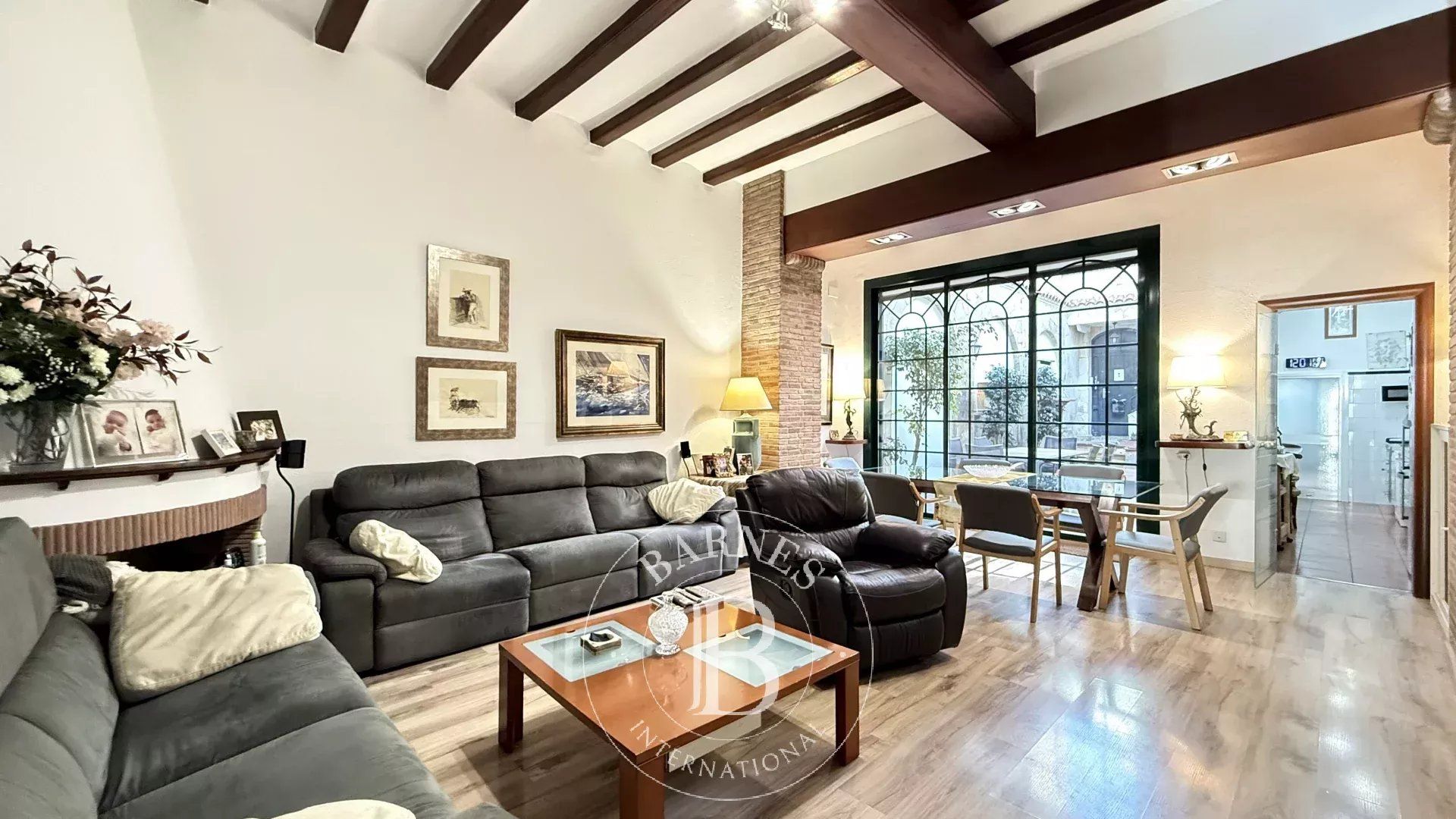 Living room of House or chalet for sale in El Masnou  with Heating, Furnished and Balcony