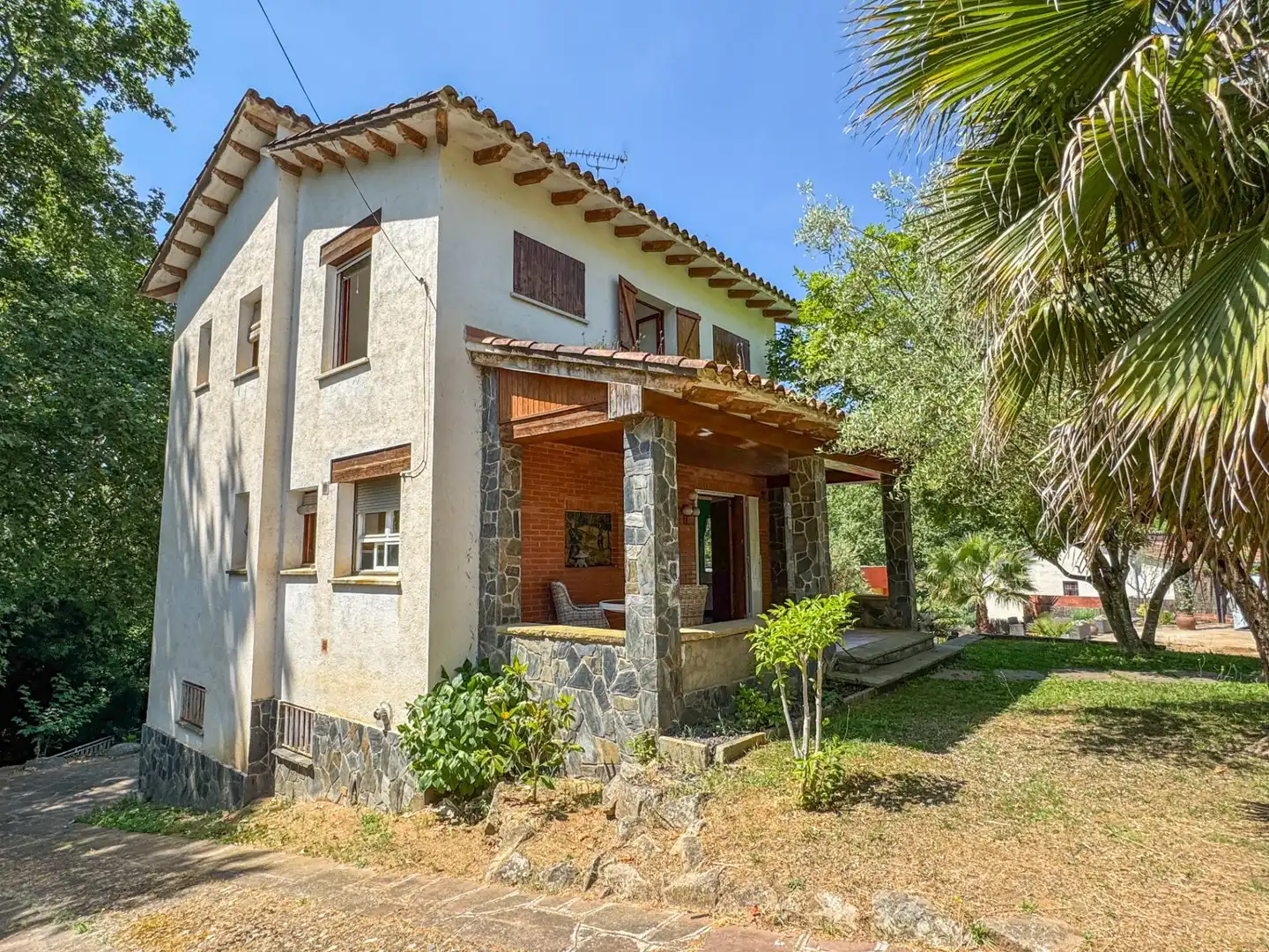 Vista exterior de Casa o chalet en venta en Arbúcies con Calefacción y Jardín privado