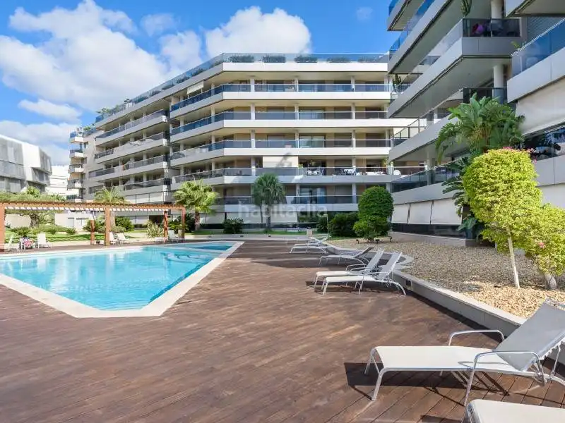 Swimming pool of Apartments for sale in Eivissa  with Air Conditioner, Heating and Terrace