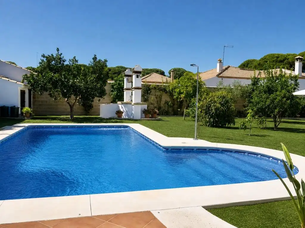 Piscina de Casa o chalet en venta en Hinojos con Aire acondicionado, Jardín privado y Terraza