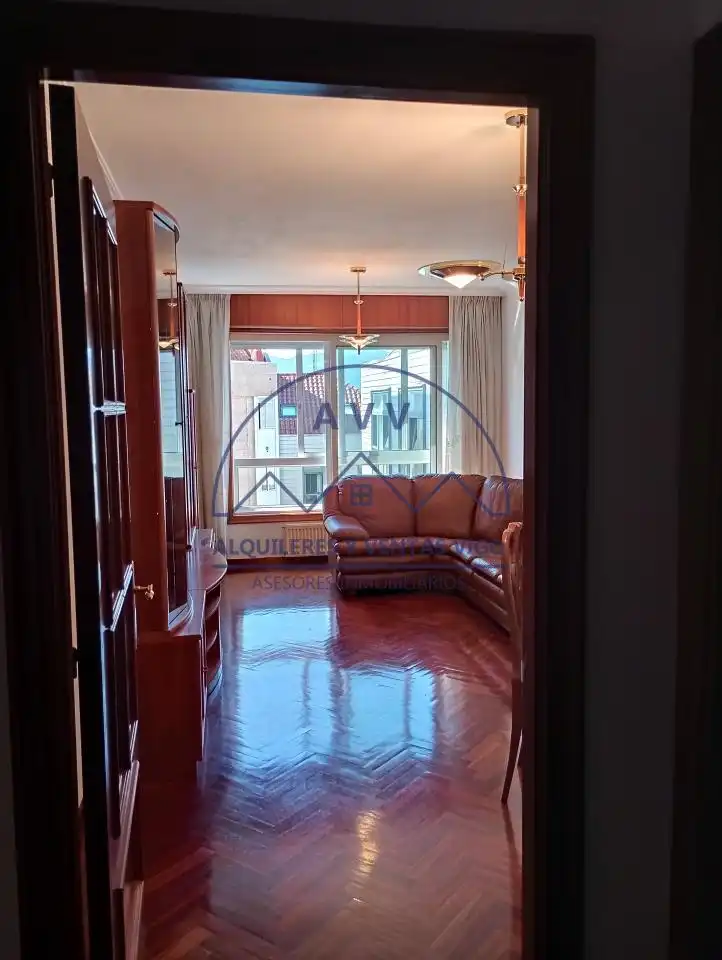 Living room of Flat for sale in Vigo   with Heating, Parquet flooring and Storage room
