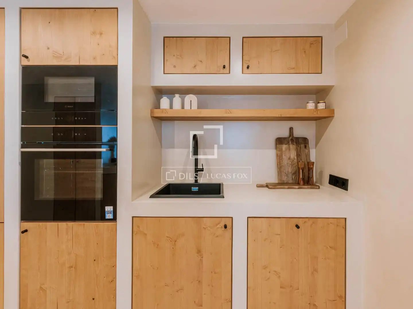 Küche von Wohnung zum Verkauf in Eivissa mit Klimaanlage, Heizung und Privatgarten