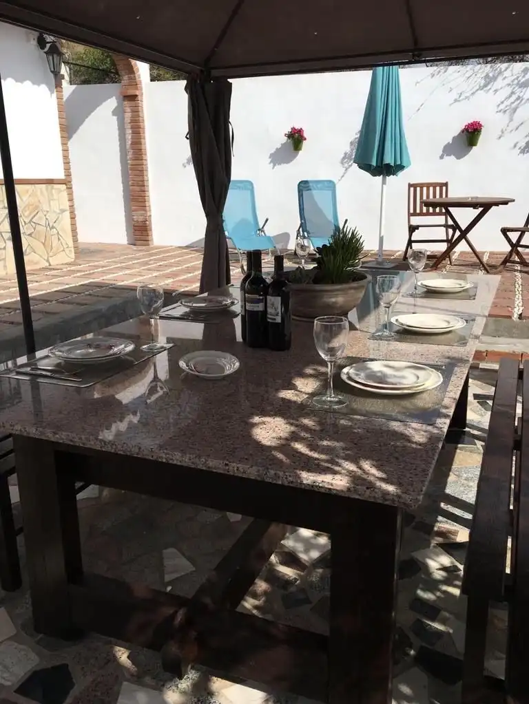 Terrasse von Country house zum Verkauf in Vélez-Málaga mit Klimaanlage, Privatgarten und Terrasse