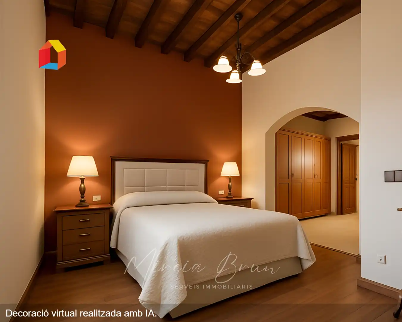 Habitación de Casa adosada en venta en Seva con Calefacción