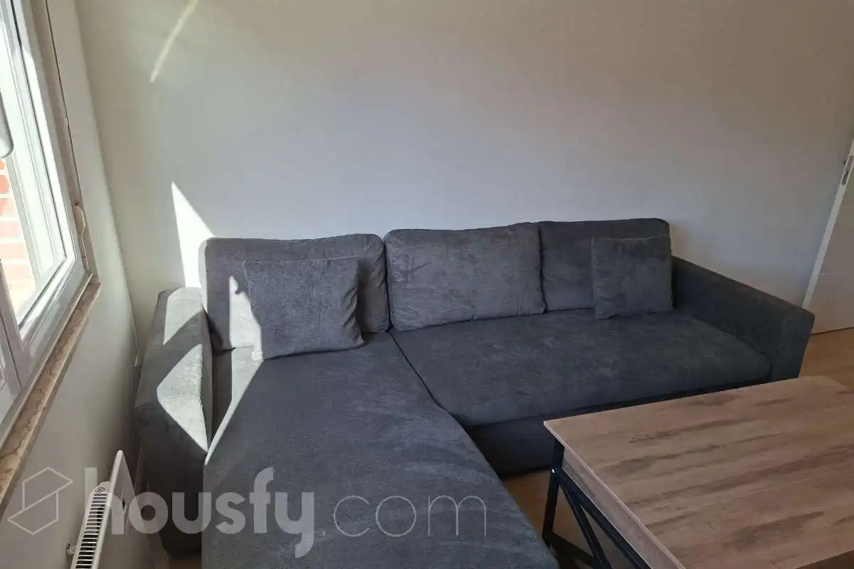 Sala de estar de Piso de alquiler en Siero con Calefacción, Parquet y Terraza