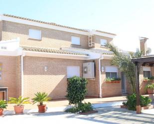 Exterior view of House or chalet for sale in L'Alcúdia de Crespins  with Air Conditioner, Heating and Private garden