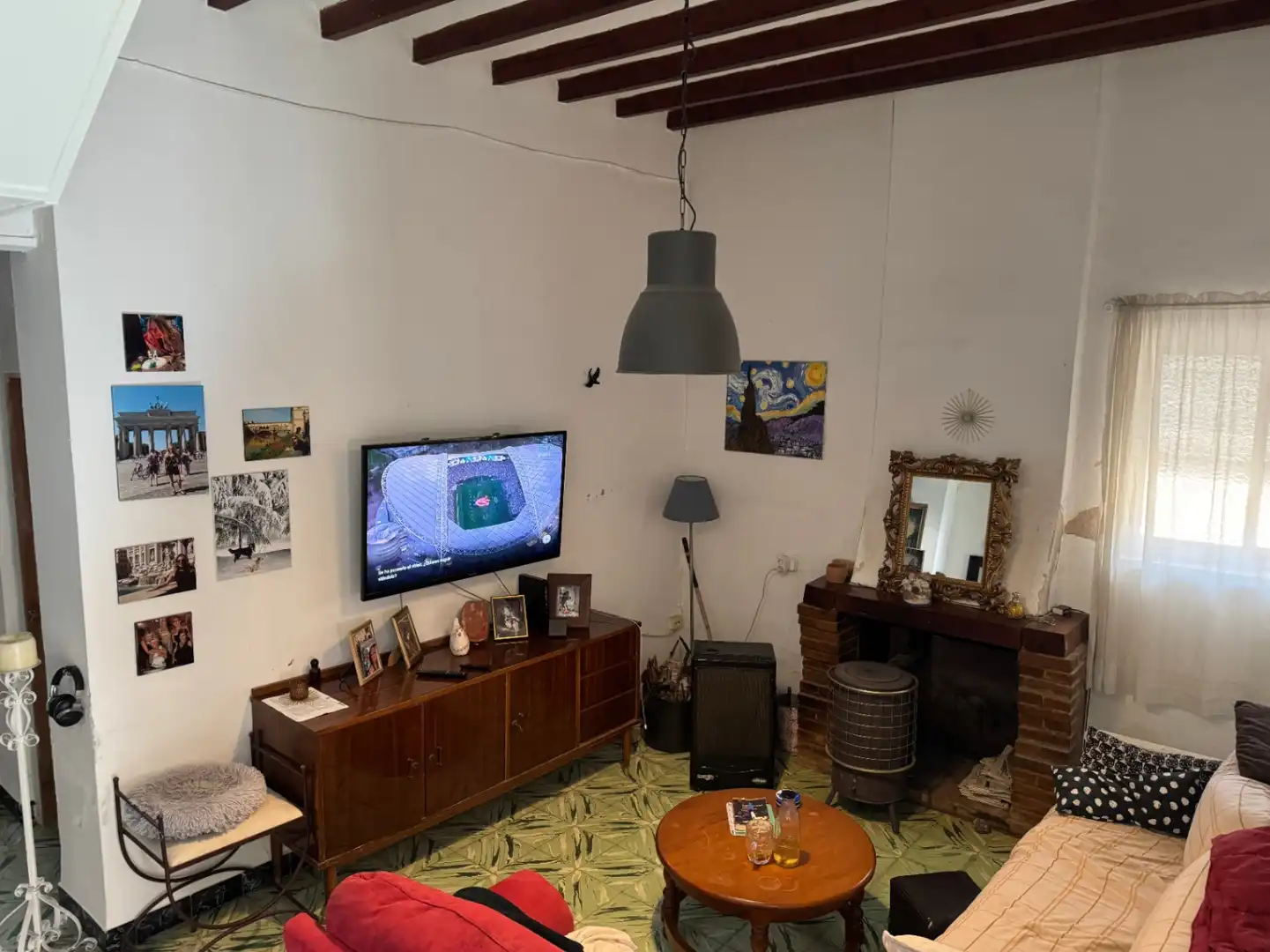 Sala d'estar de Finca rústica en venda en Orba amb Aire condicionat, Terrassa i Traster