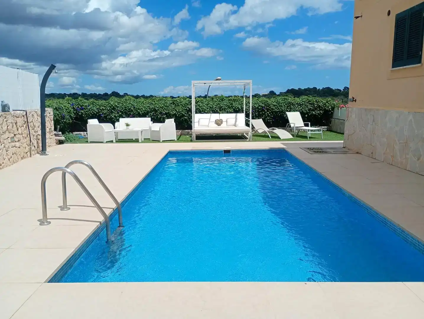 Piscina de Casa o xalet de lloguer en Manacor amb Aire condicionat, Jardí privat i Parquet