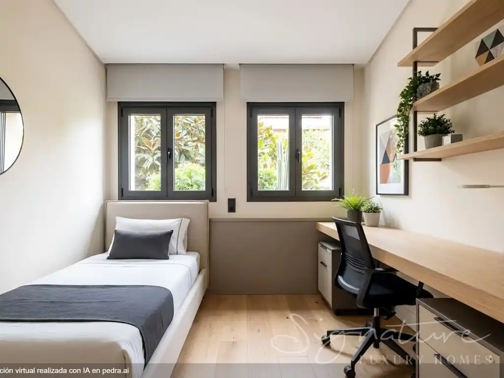 Bedroom of Detached homes for sale in Sant Cugat del Vallès  with Air Conditioner, Private garden and Terrace