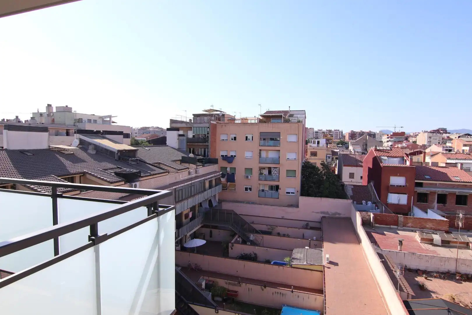 Balcony of Flat for rent in Sabadell  with Air Conditioner, Heating and Parquet flooring