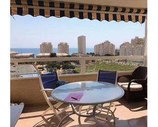 Terrace of Flat to rent in El Campello  with Air Conditioner, Terrace and Swimming Pool