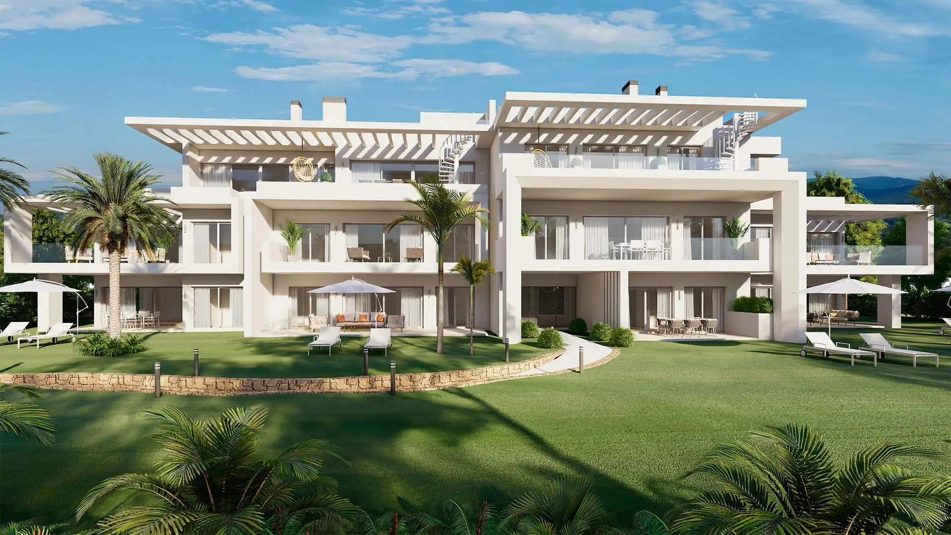 Apartament amb piscina en venda a Estepona Pueblo