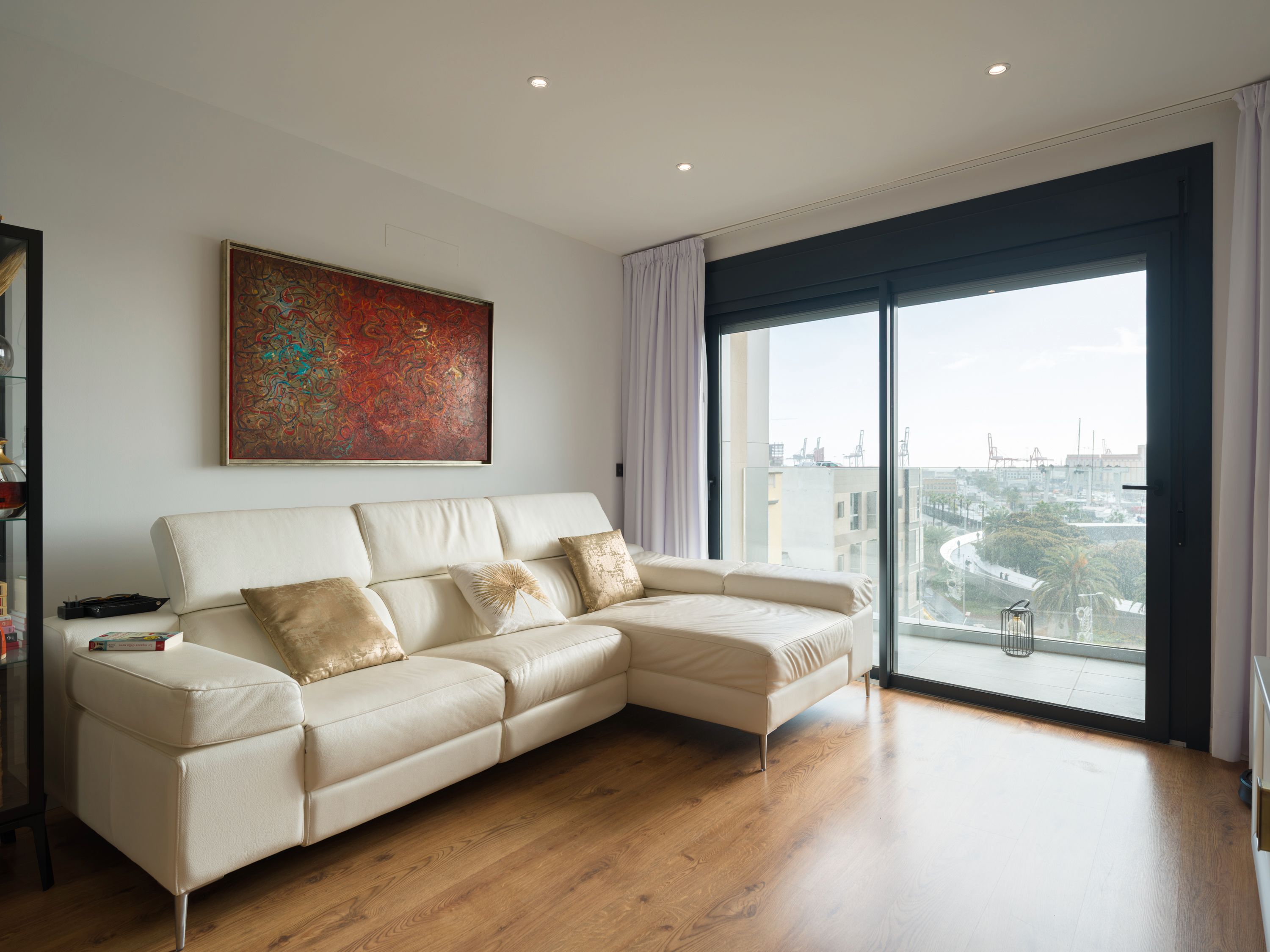 Sala d'estar de Dúplex en venda en Las Palmas de Gran Canaria amb Aire condicionat, Moblat i Balcó