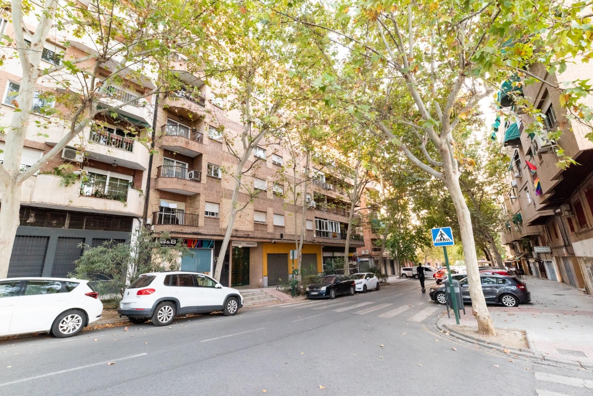 Exterior view of Flat for sale in  Granada Capital  with Air Conditioner and Terrace