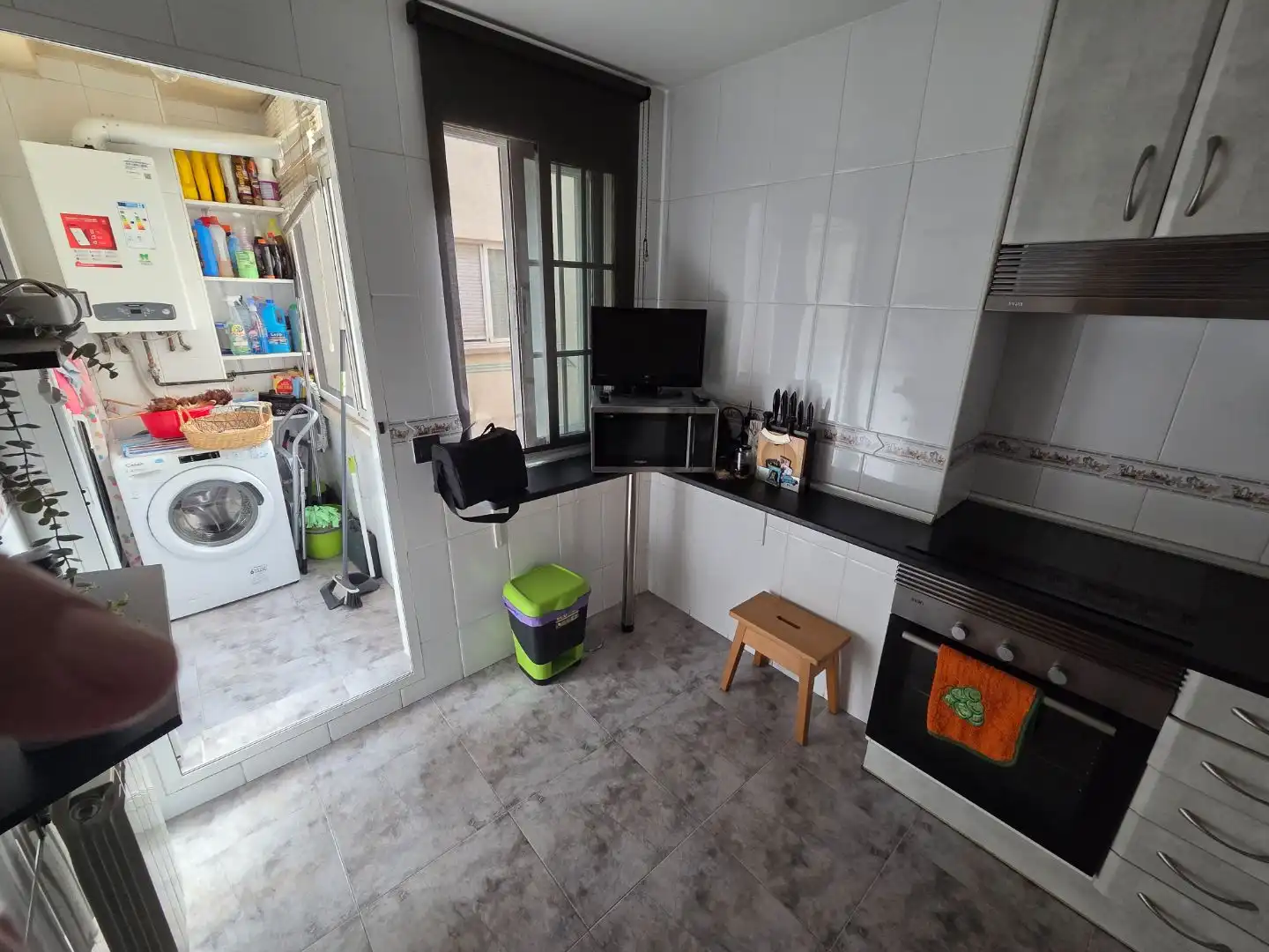 Kitchen of Flat for sale in Coslada  with Air Conditioner, Heating and Parquet flooring