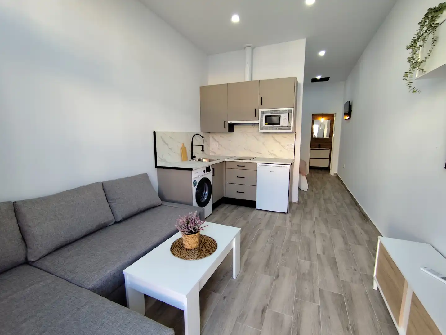 Sala de estar de Loft de alquiler en Sanlúcar de Barrameda con Aire acondicionado, Calefacción y Amueblado