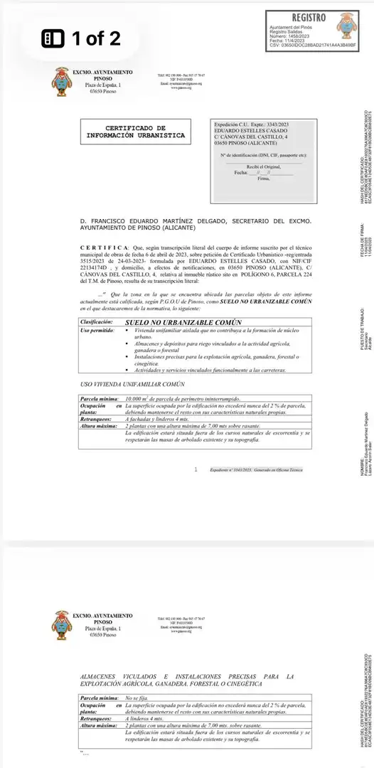 Terreno residencial en venta en El Pinós / Pinoso, imagen 9