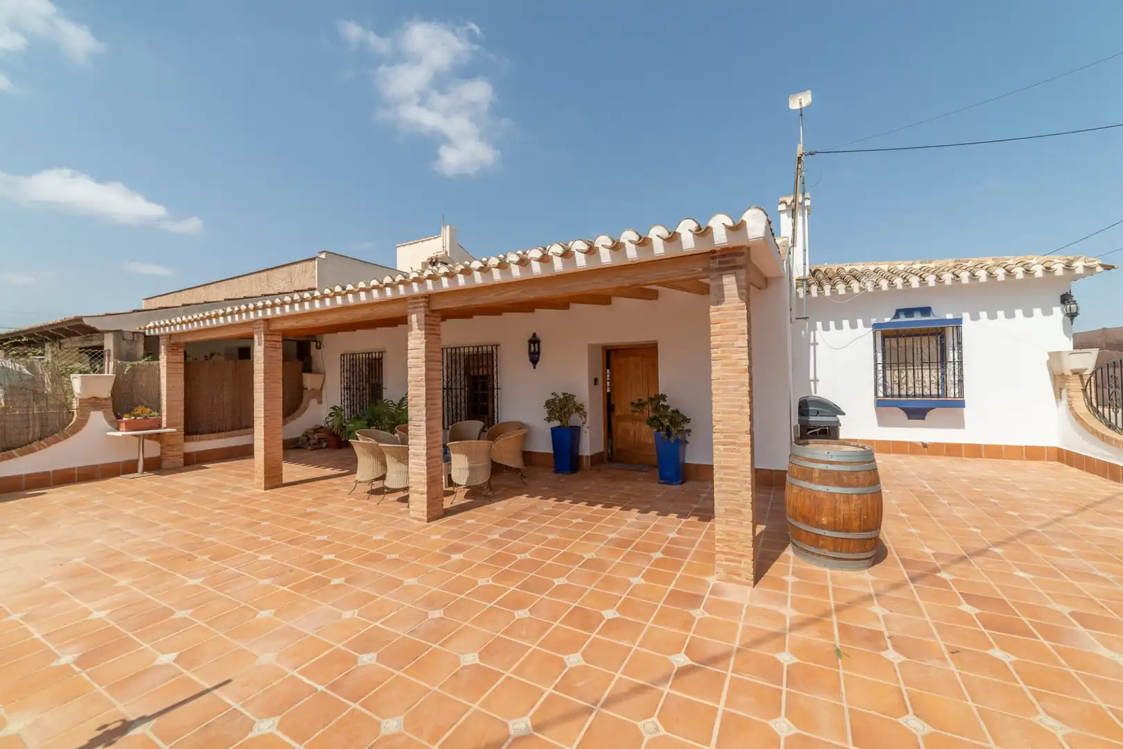 Vista exterior de Casa o xalet en venda en San Javier amb Aire condicionat, Calefacció i Jardí privat