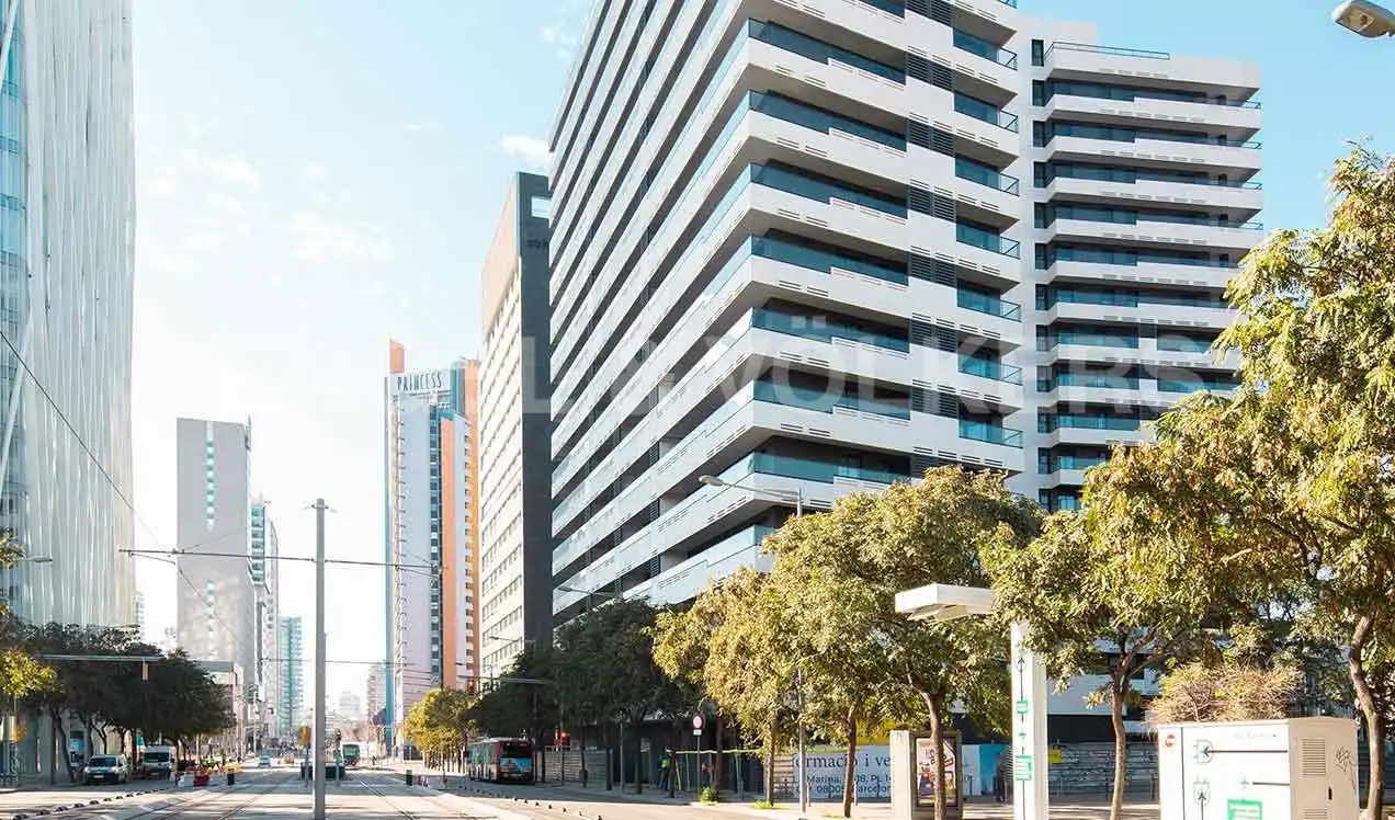 Exterior view of Flat for sale in Barcelona  with Air Conditioner, Heating and Parquet flooring