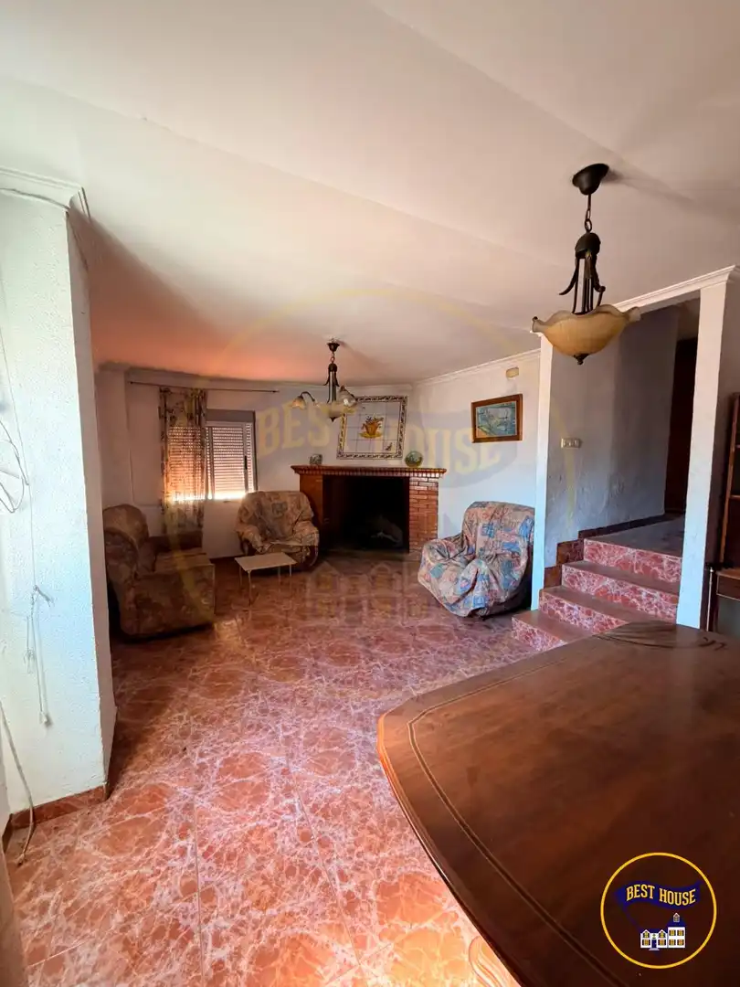 Living room of Houses for sale in Enguídanos  with Furnished and Balcony
