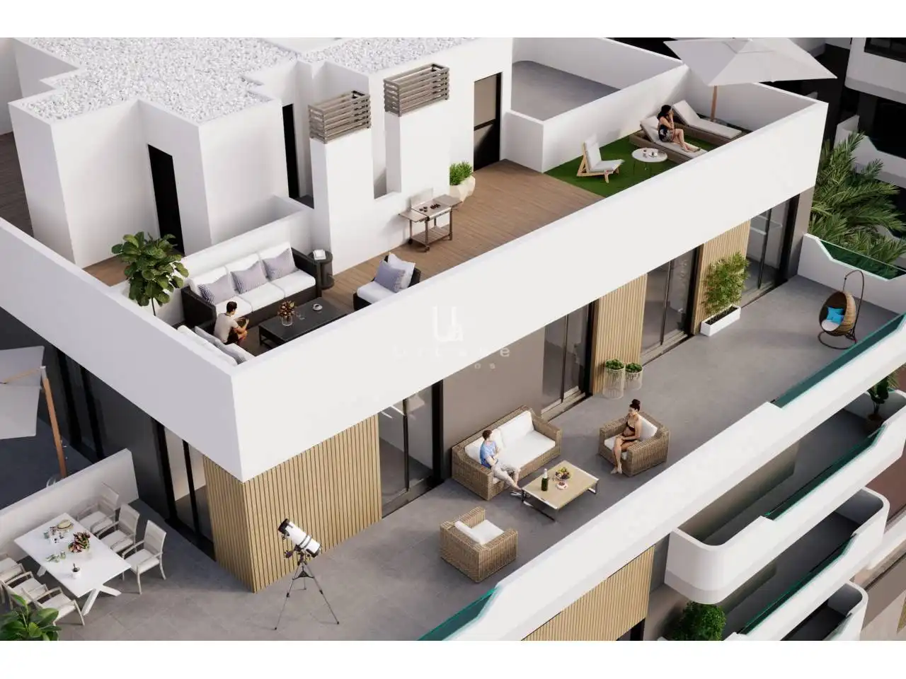 Penthouse mit Terrasse zum Verkauf in Santa Pola ciudad
