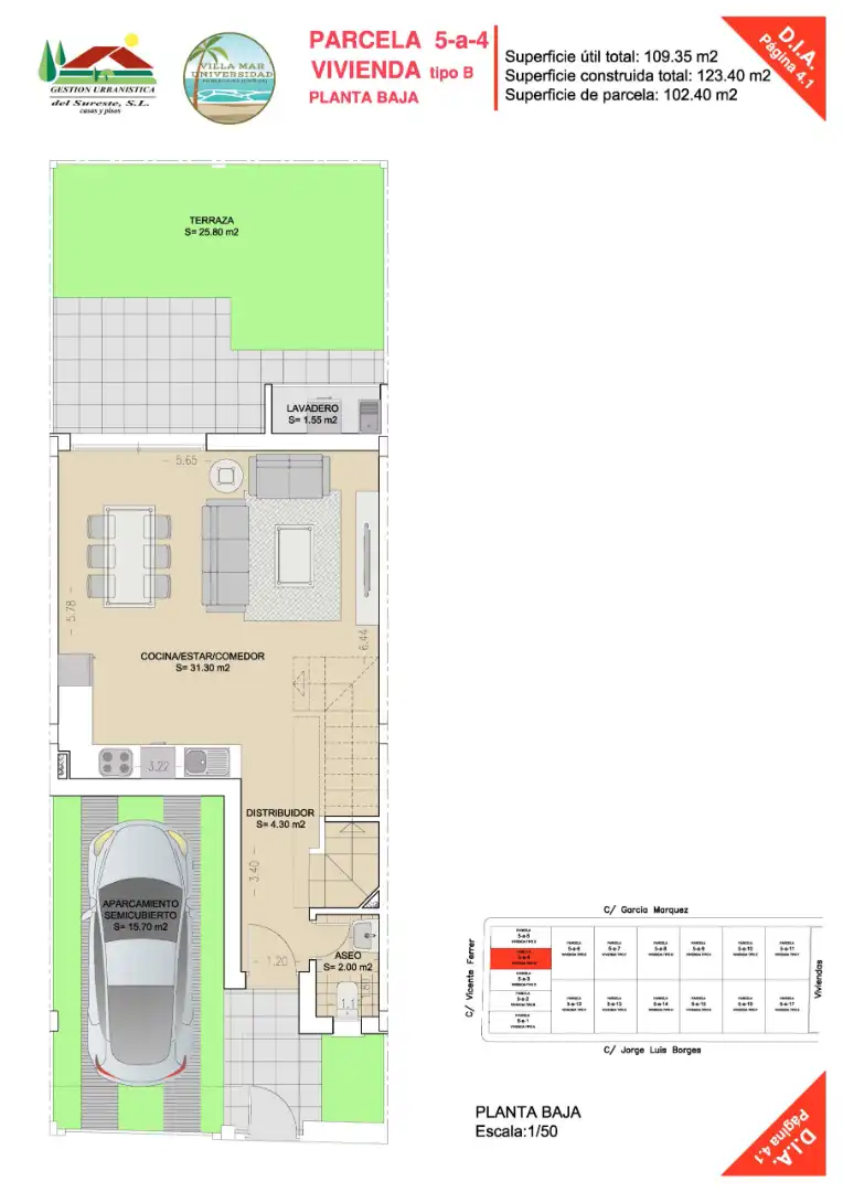 Einfamilien-Reihenhaus zum Verkauf in Calle Vicente Ferrer, 4, La Cañada de San Urbano