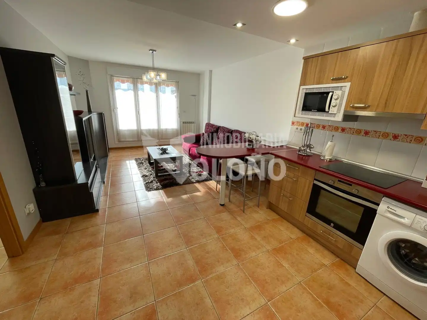 Sala de estar de Apartamento en venta en Alesanco con Calefacción, Terraza y Trastero