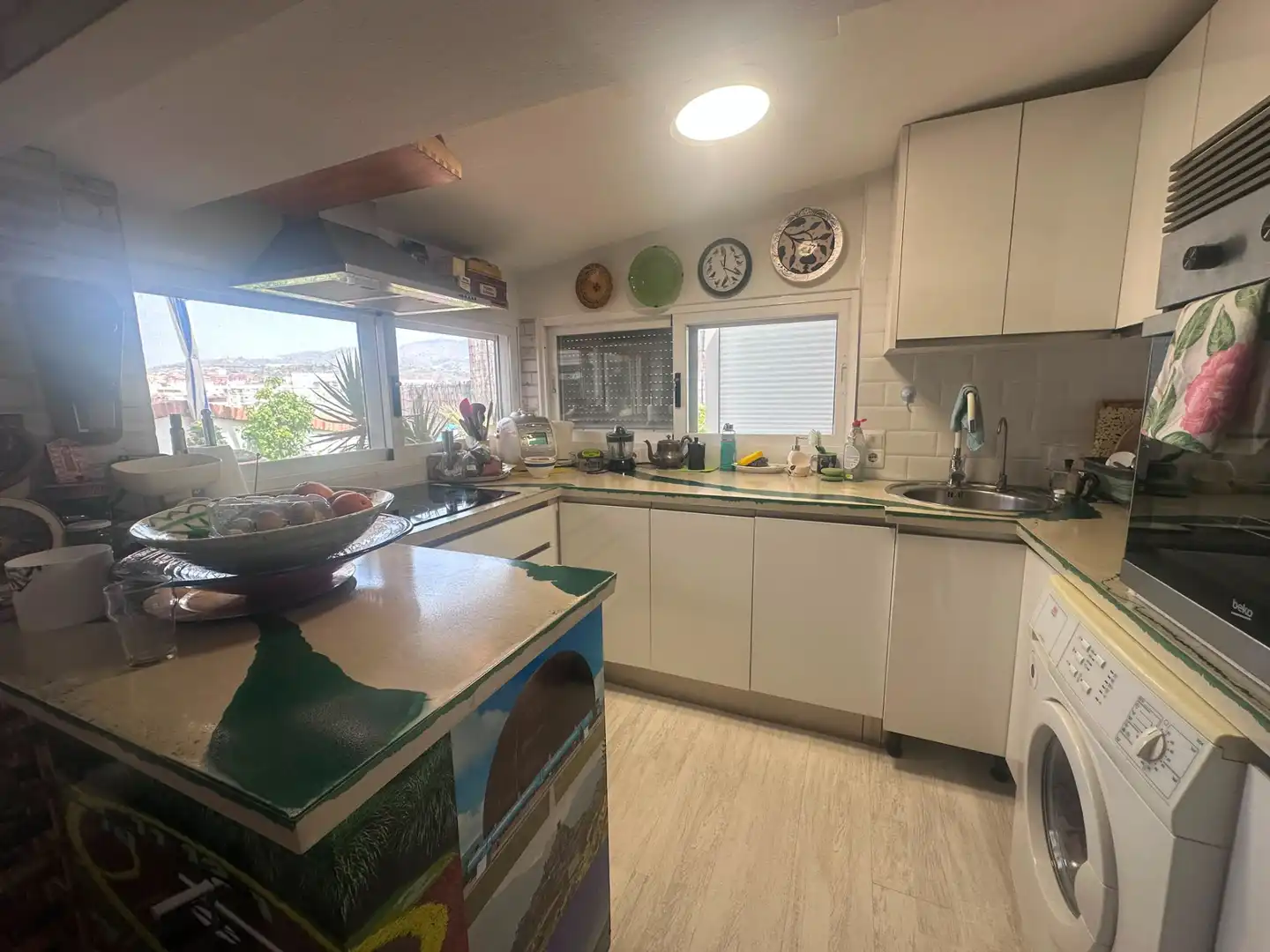 Cocina de Ático en venta en Rincón de la Victoria con Aire acondicionado, Terraza y Trastero