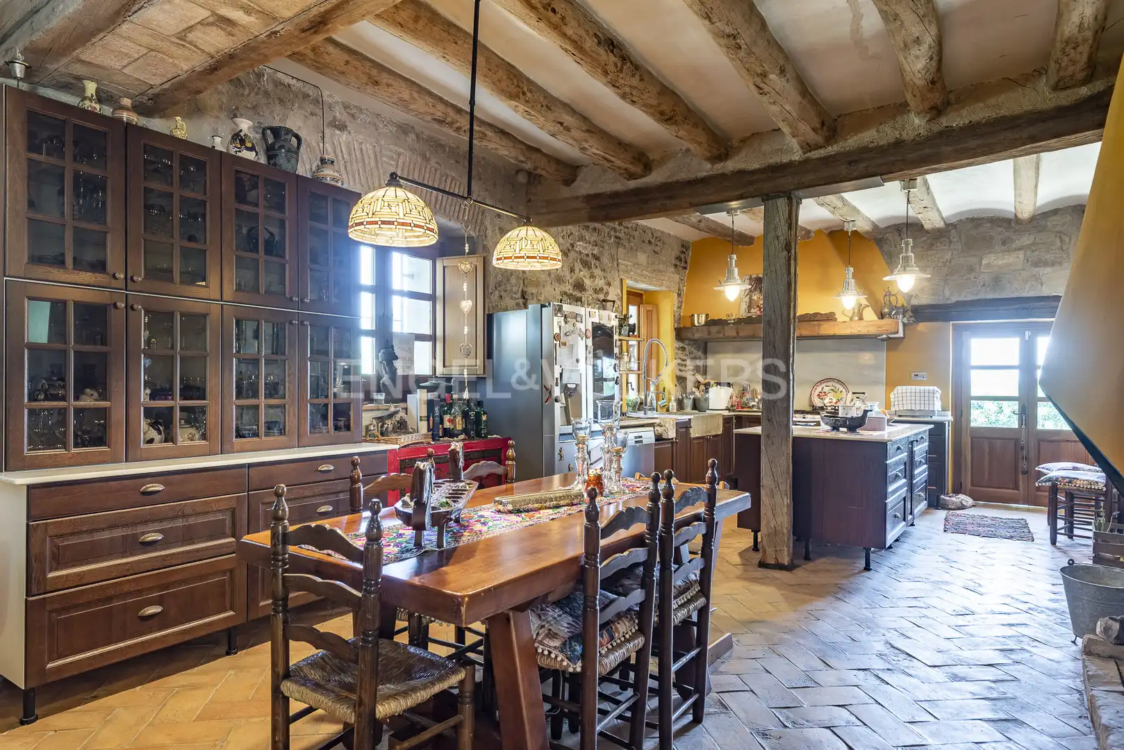 Kitchen of Country homes for sale in Castellbell i el Vilar  with Heating, Private garden and Swimming Pool