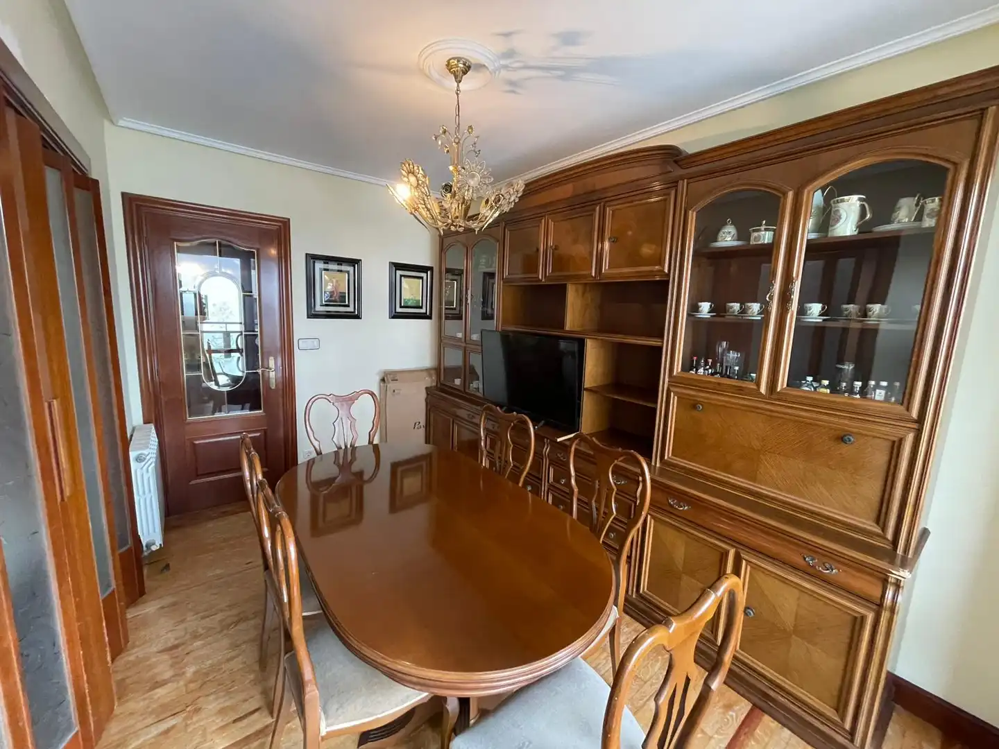 Dining room of Flat for sale in Barakaldo   with Heating, Parquet flooring and Terrace