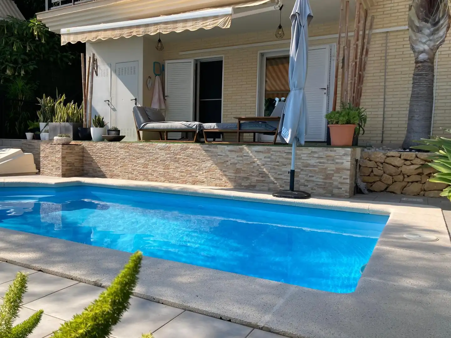 Piscina de Casa adosada en venta en La Nucia con Aire acondicionado, Jardín privado y Terraza