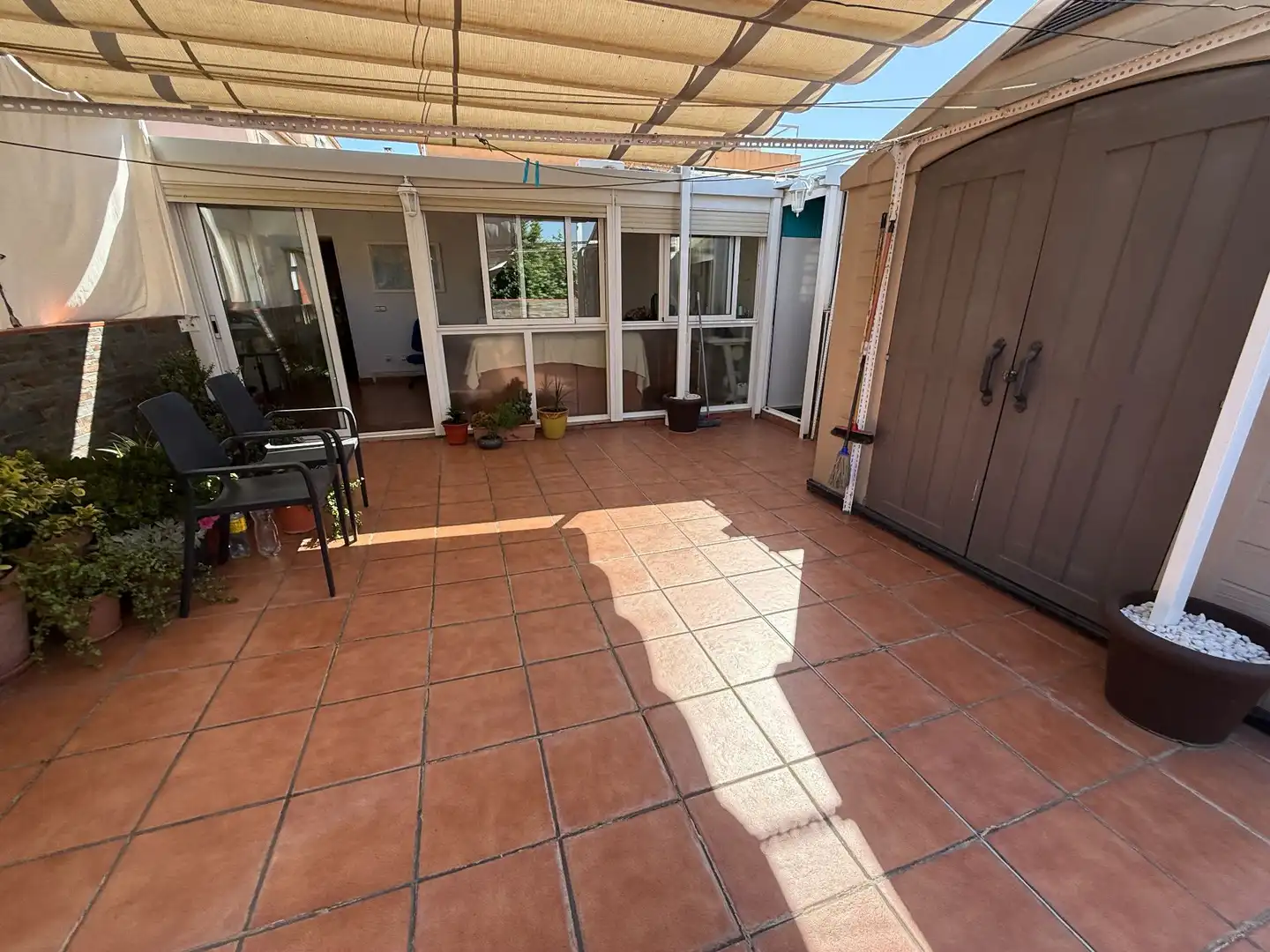 Terrace of Flat for sale in Santa Coloma de Gramenet  with Air Conditioner, Heating and Terrace